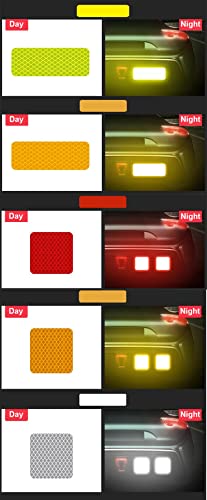 10Pcs Star Car Truck Bumper Safety Reflective Warning Strip Night Driving Riding Safety Stickers Motorcycle Bicycles Safety Sticker image 5