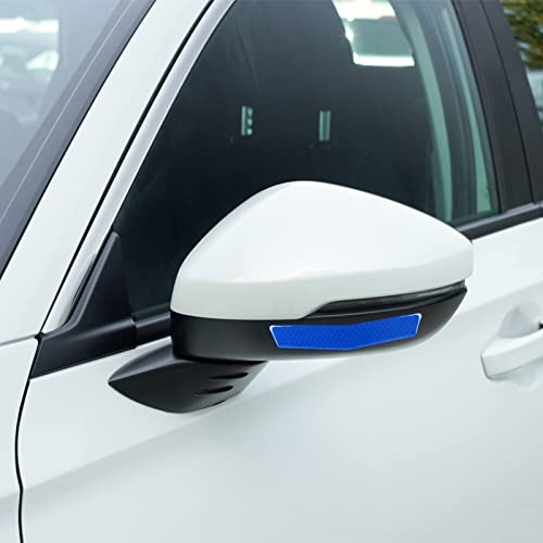 3 Pcs Front and Back Bumper Protector Strip Scratch Blocking Trace Reflective Sticker image 10