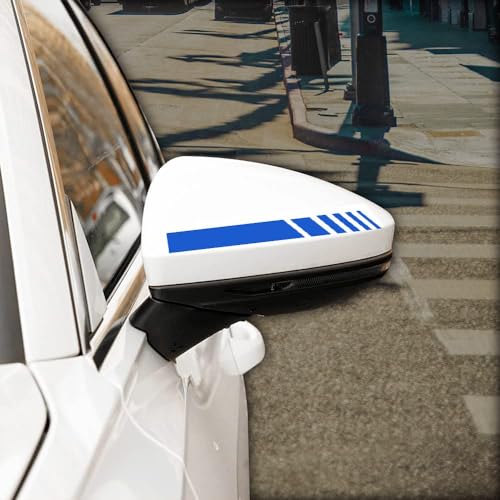 4Pcs Car Rear View Mirror Stickers Decor,DIY Car Body Side Decal Stripe Decals,Laminated Stickers,Waterproof Reflective Car Side Stickers image 10