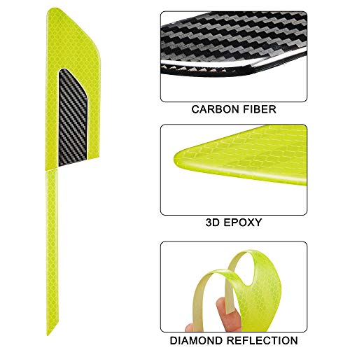 3D Strong Reflective Stripe Stickers for Car Fender Bumper High-Intensity Night Visibility Reflective Decal Safety Warning Diamond Grade Universal image 15