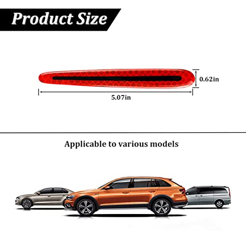 4PCS Car Door Handle Protector Reflective Stickers, 3D Car Door Handle Cup Scratches Protective Films, Night Visibility Safety Warning Decal image 12