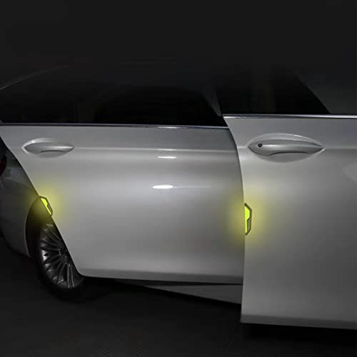 4PCS Carbon Fiber Car Door Stickers Decal Protection Car Side Sticker image 19