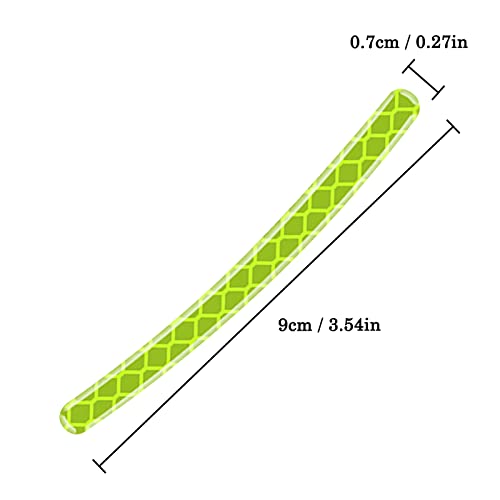 Night Reflective Car Wheel Safety Warning Stripe Decals Stickers Car Motorcycle Bike Wheel Stickers image 14