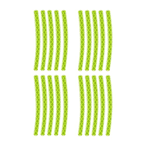 Night Reflective Car Wheel Safety Warning Stripe Decals Stickers Car Motorcycle Bike Wheel Stickers image 13