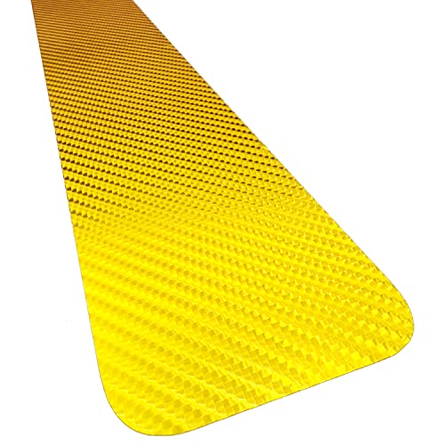 4Pcs 23.6Inch Car Door Sill Protector, Automotive Door Sill Scuff Plate Film Carbon Fiber Vinyl Wrap Stickers, Anti Scratch Entry Guard image 7