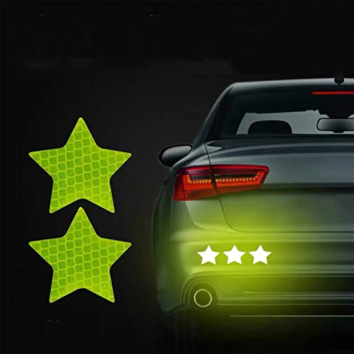 10Pcs Car Truck Bumper Safety Reflective Warning Strip Night Driving Riding Safety Stickers Motorcycle Bicycles Safety Sticker image 9