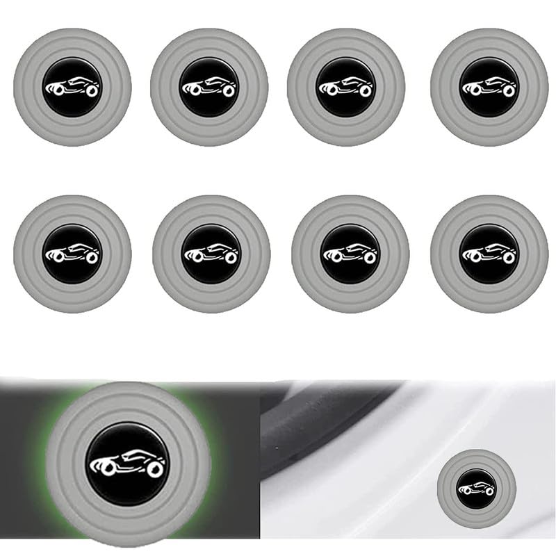 (8 pcs) Universal Car Door Shock Absorber Car Door Protection Sticker,Buffer Bumper Cushion Car Door Shock Absorbing Gaskets image 1
