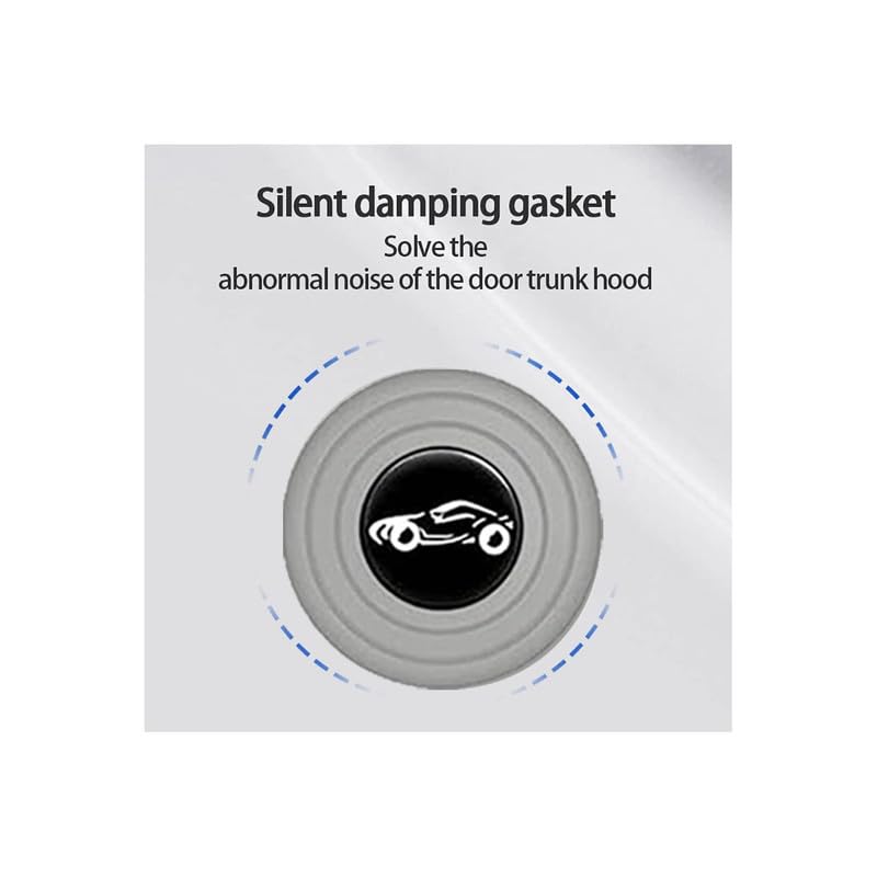 (8 pcs) Universal Car Door Shock Absorber Car Door Protection Sticker,Buffer Bumper Cushion Car Door Shock Absorbing Gaskets image 2