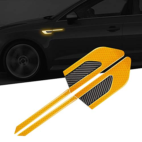 3D Strong Reflective Stripe Stickers for Car Fender Bumper High-Intensity Night Visibility Reflective Decal Safety Warning Diamond Grade Universal image 20