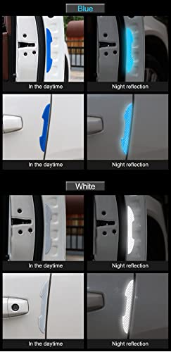 Car Reflective Strip Anti-Collision Warning Sticker Safety Mark Scratch-Proof Tape for Bus Motorcycle Reflective Door Sticker Compatible with Aadi Q3 image 8