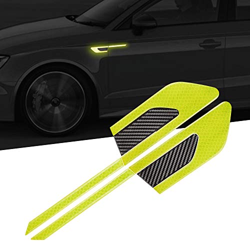 3D Strong Reflective Stripe Stickers for Car Fender Bumper High-Intensity Night Visibility Reflective Decal Safety Warning Diamond Grade Universal image 13