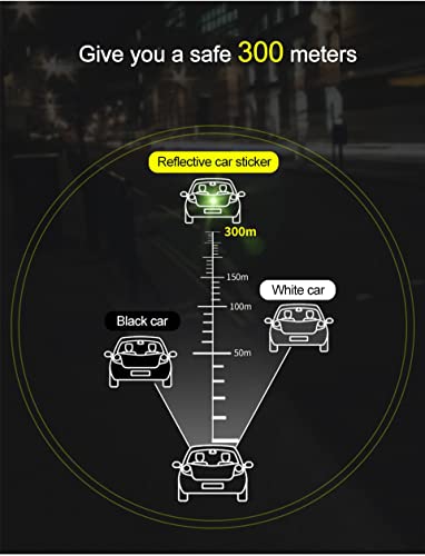 Reflective Car Sticker Safety Warning Mark Reflective Tape Auto Exterior Accessories Gecko Reflective Strip Light Reflector image 3