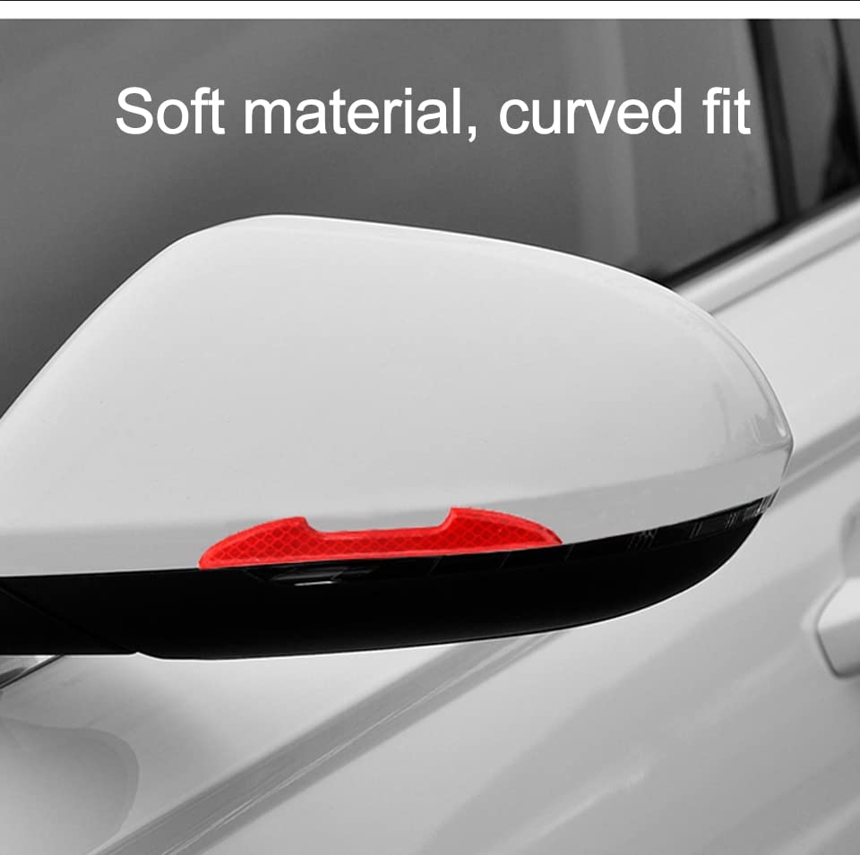 Car Reflective Strip Anti-Collision Warning Sticker Safety Mark Scratch-Proof Tape for Bus Motorcycle Reflective Door Sticker Compatible with Aadi Q3 image 6