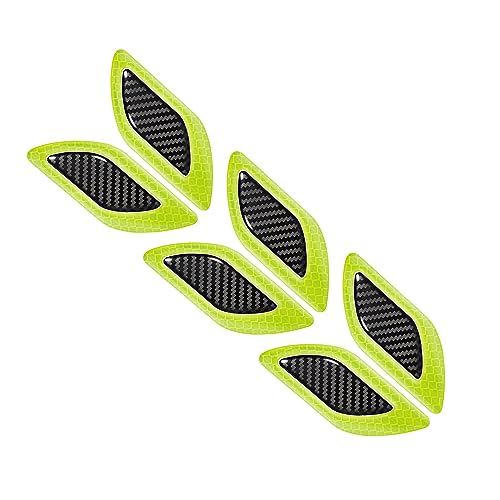 6Pcs 3D Strong Reflective Stripe Sticker for Car Fender Hood Bumper High-Intensity Night Visibility Reflective Decal Safety Warning Diamond Grade Carbon Fiber Universal for Car SUV image 8