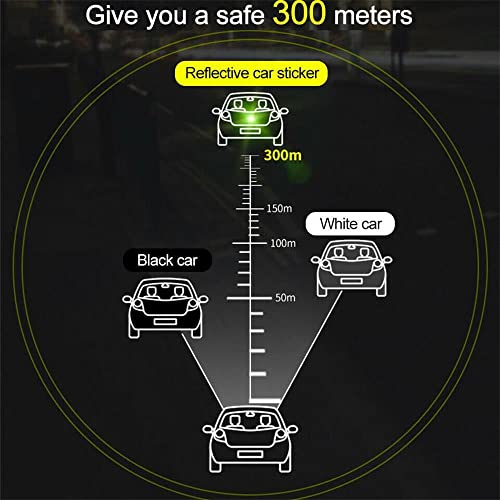 Safety Warning Anti-Collision Auto Safety Car Reflective Strips Reflector Tape Rear Bumper Stickers Warning Mark image 5