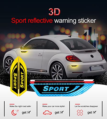 Car Anti Collision Warning Sticker 3D Reflective Tape Safety Sign Scratch Resistant Warning Tape for Bus Motorcycle Bicycle image 2