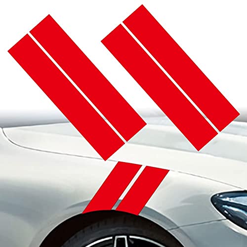 Car Wheel Fender Hash Stripe Decal Reflective Vinly Sticker Warning Safety Reflector Strips Auto Bumper Body Stickers Decals 4pcs image 8