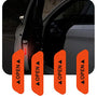 Yellow Car Door Open Reflective Warning Stickers - 4 Pcs