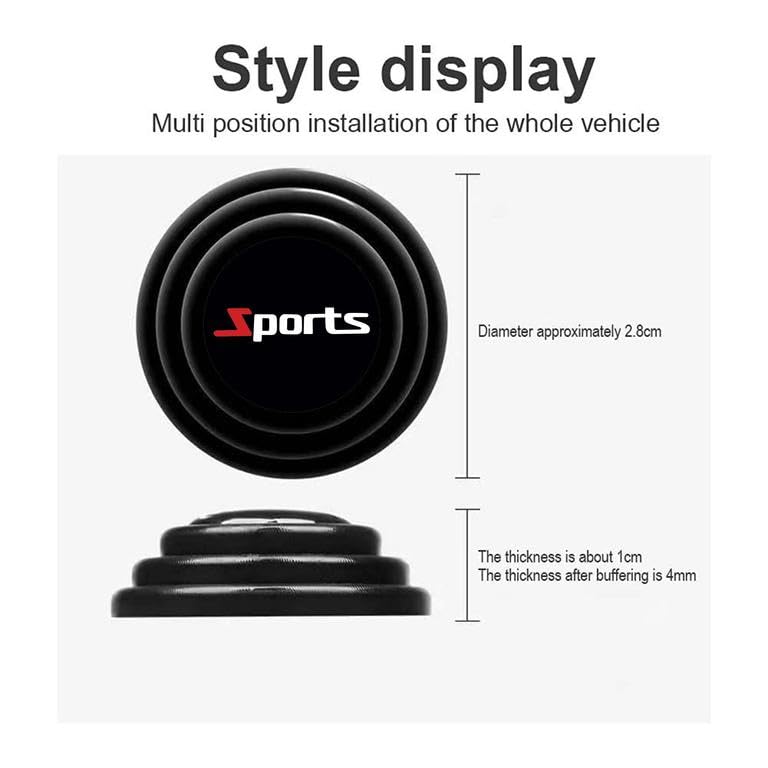 Universal Car Door Shock Absorber Pads - 16 Pcs