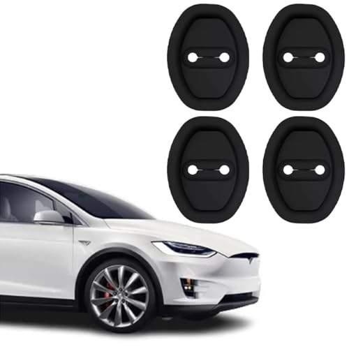 Car Door Lock Protector & Shock Absorber Pads - 4 Pcs
