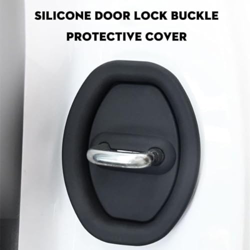 Car Door Lock Protector & Shock Absorber Pads - 4 Pcs