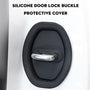 Car Door Lock Protector & Shock Absorber Pads - 4 Pcs
