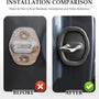 Car Door Lock Protector & Shock Absorber Pads - 4 Pcs