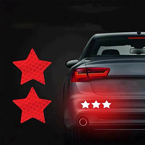 10Pcs Car Truck Bumper Safety Reflective Warning Strip Night Driving Riding Safety Stickers Motorcycle Bicycles Safety Sticker image 1