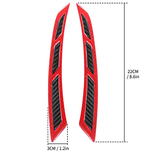 Car Blade Wheel Eyebrow Reflective Sticker Safety Warning Anti-Collision Strip Protection Sticker image 2
