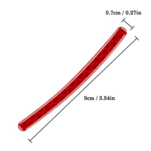 Night Reflective Car Wheel Safety Warning Stripe Decals Stickers Car Motorcycle Bike Wheel Stickers image 20