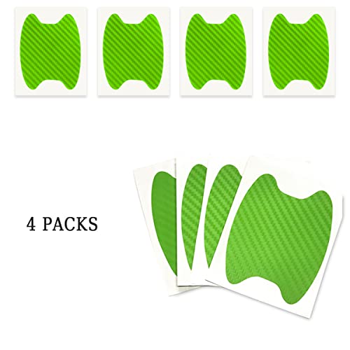 4PCS Car Door Handle Cup Stickers, Carbon Fiber Scratch Auto Door Protective Film, Non-Marking Car Door Bowl Protector,Handle Paint Cover Guard image 12