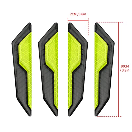 4PCS Carbon Fiber Car Door Stickers Decal Protection Car Side Sticker image 15
