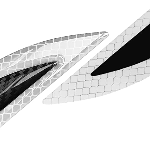 2PCS Carbon Fiber Car Fender Stickers Decal Protection Car Side Sticker image 16