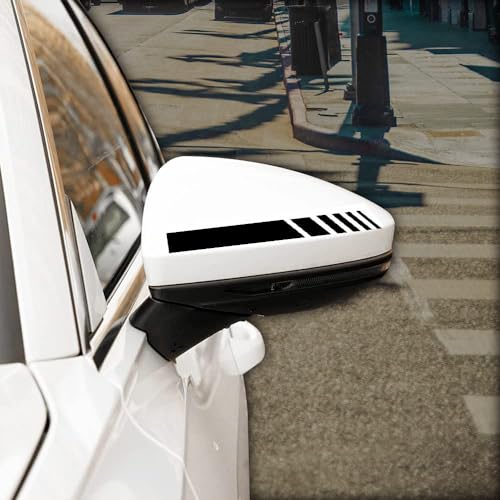 4Pcs Car Rear View Mirror Stickers Decor,DIY Car Body Side Decal Stripe Decals,Laminated Stickers,Waterproof Reflective Car Side Stickers image 7