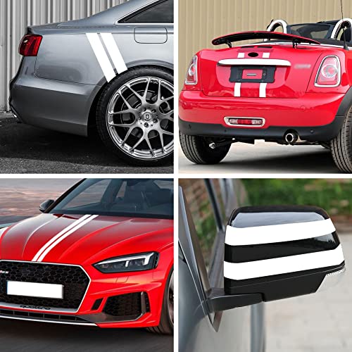 Car Wheel Fender Hash Stripe Decal Reflective Vinly Sticker Warning Safety Reflector Strips Auto Bumper Body Stickers Decals 4pcs image 4