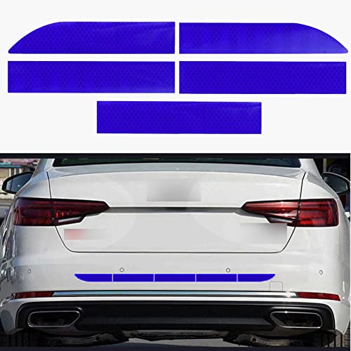 Strong Reflective Stripe Stickers, High-Intensity Car Trunk Reflective Sticker, Night Visibility Reflective Decal, Car Bumper Reflective Stickers