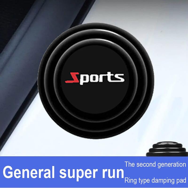 (8 pcs) Universal Car Door Shock Absorber Car Door Protection Sticker,Buffer Bumper Cushion Car Door Shock Absorbing Gaskets