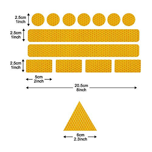 Strong Reflective Stickers High-Intensity Night Visibility Decals Safety Warning Diamond Grade Waterproof Self Adhesive image 2