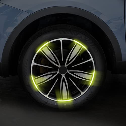 Night Reflective Car Wheel Safety Warning Stripe Decals Stickers Car Motorcycle Bike Wheel Stickers image 16