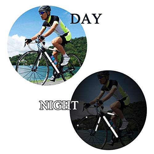 (36 Pcs Blue) Reflective Decals Reflective Stickers Safety Warning Sticker Tapes Waterproofs High Intensity Night Visibility Adhesive image 8