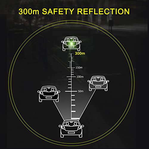 6Pcs 3D Strong Reflective Stripe Sticker for Car Fender Hood Bumper High-Intensity Night Visibility Reflective Decal Safety Warning Diamond Grade Carbon Fiber Universal for Car SUV image 5