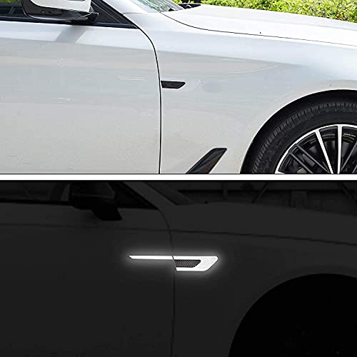 3D Strong Reflective Stripe Stickers for Car Fender Bumper High-Intensity Night Visibility Reflective Decal Safety Warning Diamond Grade Universal image 4