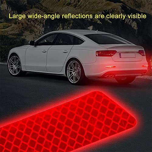 Safety Warning Anti-Collision Auto Safety Car Reflective Strips Reflector Tape Rear Bumper Stickers Warning Mark image 7