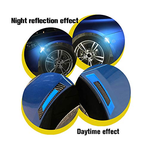 Reflective Tape Caution Warning Safety Reflector Strips Sticker Waterproof 3D Reflective Car image 7