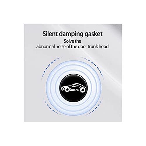 (8 pcs) Universal Car Door Shock Absorber Car Door Protection Sticker,Buffer Bumper Cushion Car Door Shock Absorbing Gaskets image 2