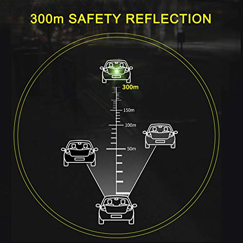 6Pcs 3D Strong Reflective Stripe Sticker for Car Fender Hood Bumper High-Intensity Night Visibility Reflective Decal Safety Warning Diamond Grade Carbon Fiber Universal for Car SUV image 18