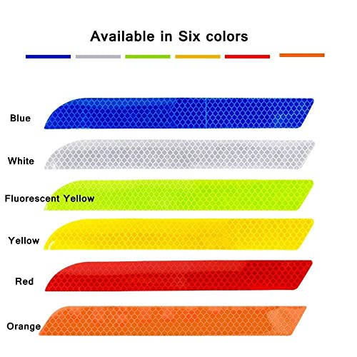 Safety Warning Anti-Collision Auto Safety Car Reflective Strips Reflector Tape Rear Bumper Stickers Warning Mark image 2