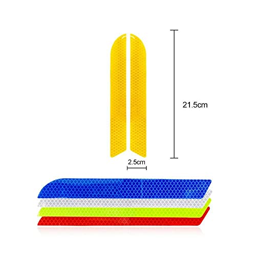 Safety Warning Anti-Collision Auto Safety Car Reflective Strips Reflector Tape Rear Bumper Stickers Warning Mark image 3