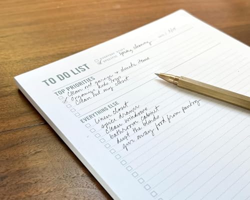 To Do List Notepad - Daily Task Planner, Checklist, and Organizer - Planner pad for work and school productivity - Single Side - 5.75 x 9” - 50 Tear Off Sheets image 5