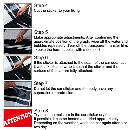 Car Wheel Fender Hash Stripe Decal Reflective Vinly Sticker Warning Safety Reflector Strips Auto Bumper Body Stickers Decals 4pcs image 7
